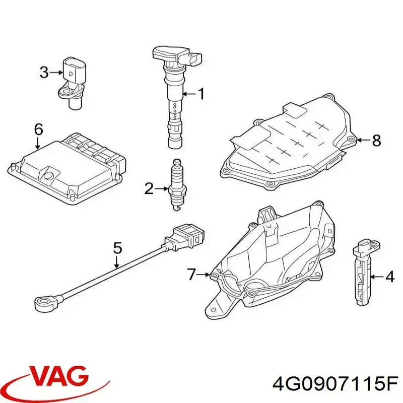 4G0907115F VAG Блок електронного управління