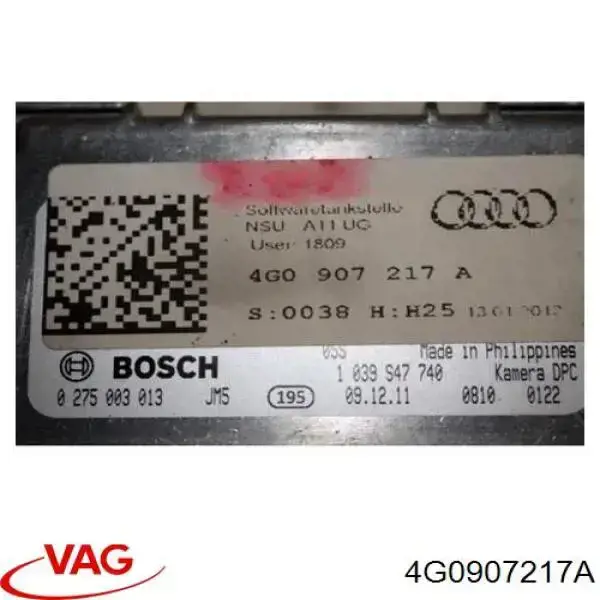Камера системи забезпечення видимості VAG 4G0907217A ціна, від 450.86 USD
