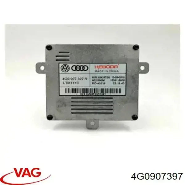 Блок упавленія автосвітла VAG 4G0907397