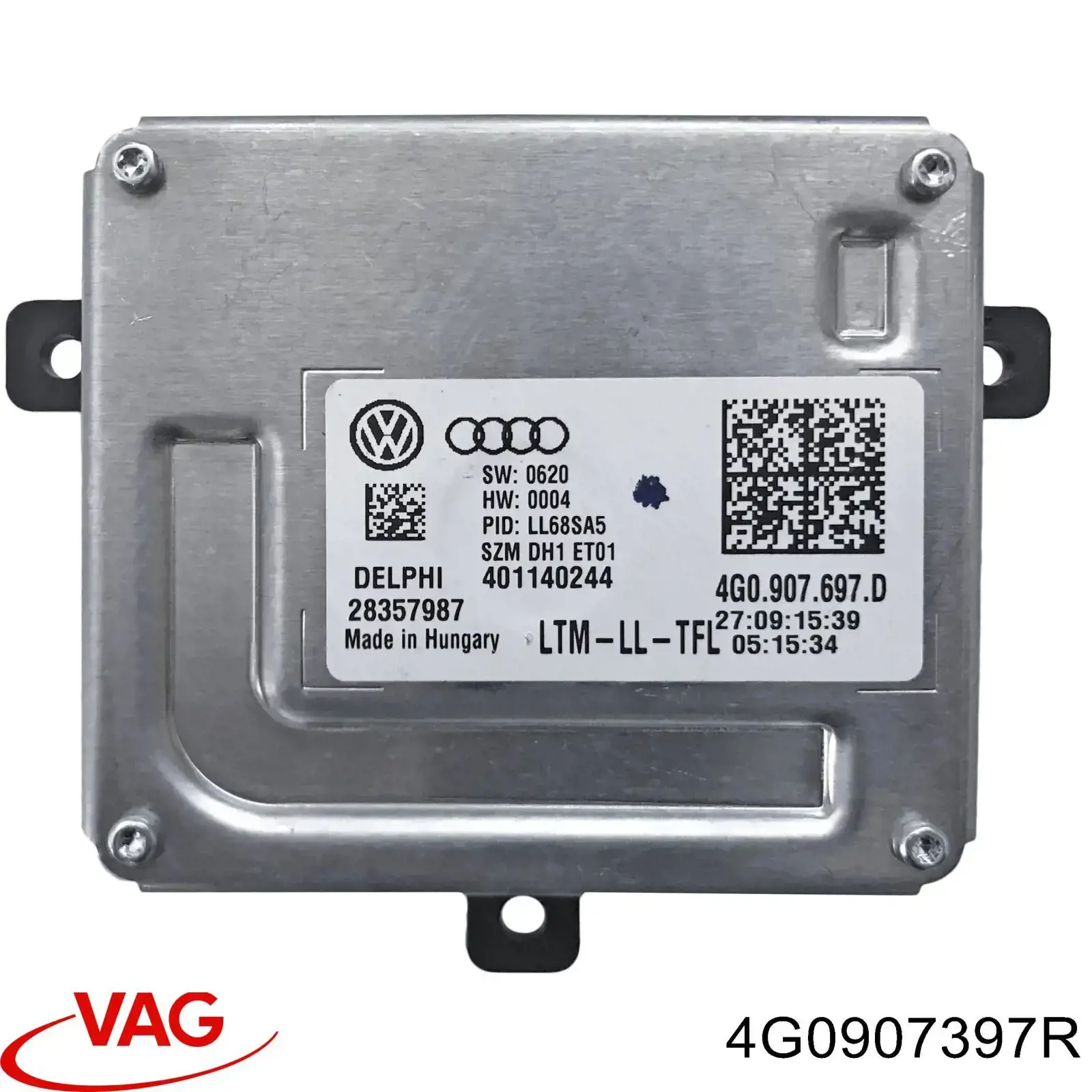 Блок розпалювання, ксенон 4G0907397R VAG