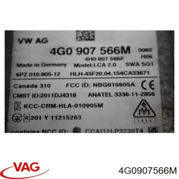  VAG 4G0907566M