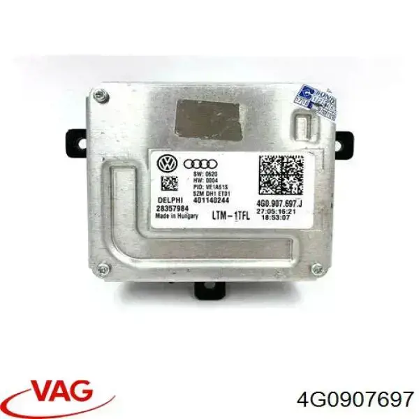 Модуль керування (ЕБУ) світлом фар 4G0907697 VAG