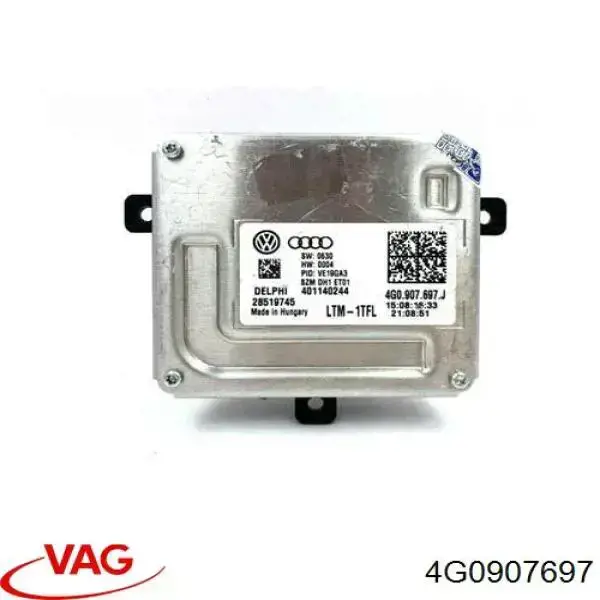 4G0907697 VAG Блок упавленія автосвітла