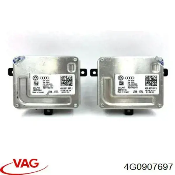 Модуль керування (ЕБУ) світлом фар 4G0907697 VAG