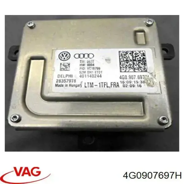 Блок розпалювання, ксенон 4G0907697H VAG