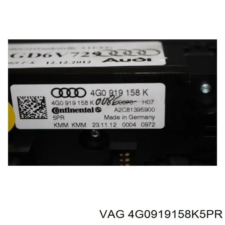 Регулятор вентилятора обігрівача VAG 4G0919158N5PR ціна, від 63.35 USD