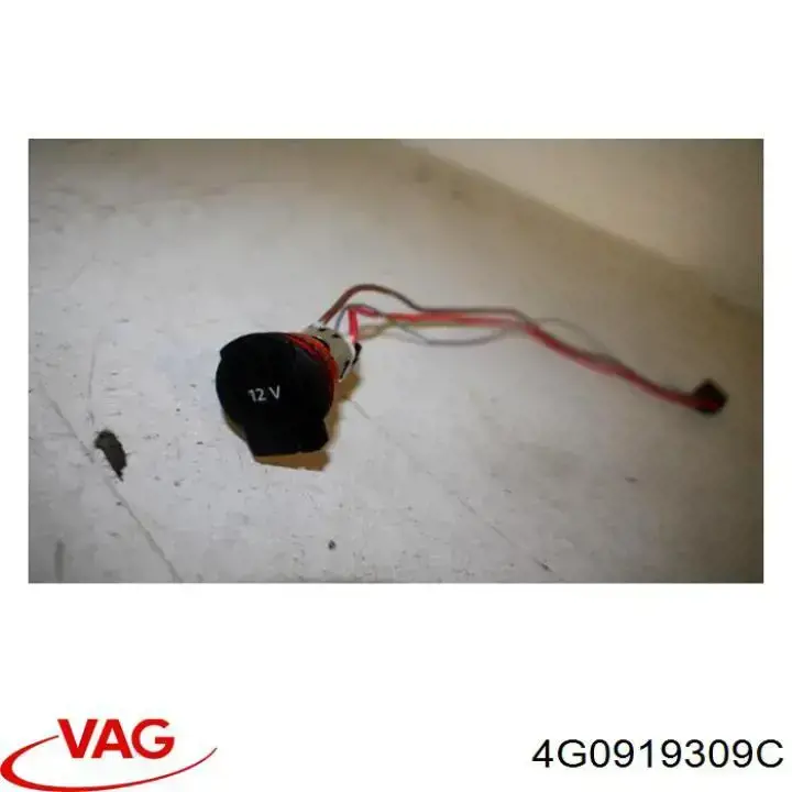 Гніздо-розетка прикурювача VAG 4G0919309C ціна, від 5.42 USD
