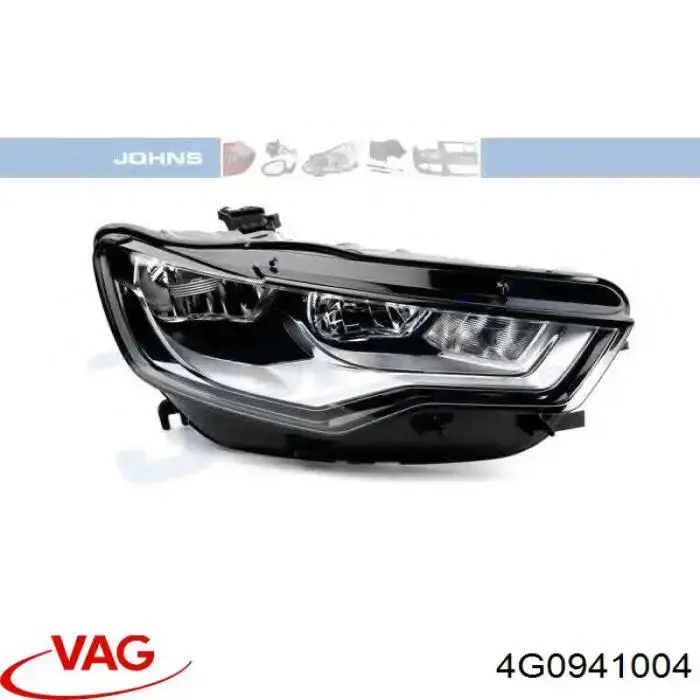 4G0941004 VAG Основна фара - вставка