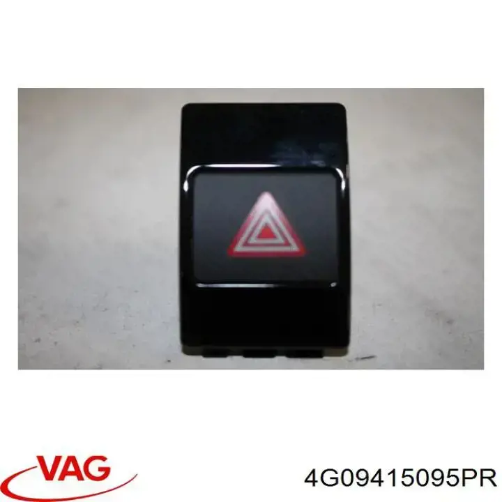 4G09415095PR VAG кнопка включення аварійного сигналу