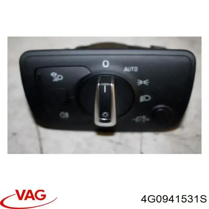 Купити 4G0941531S VAG Перемикач світла фар, на "торпеді"