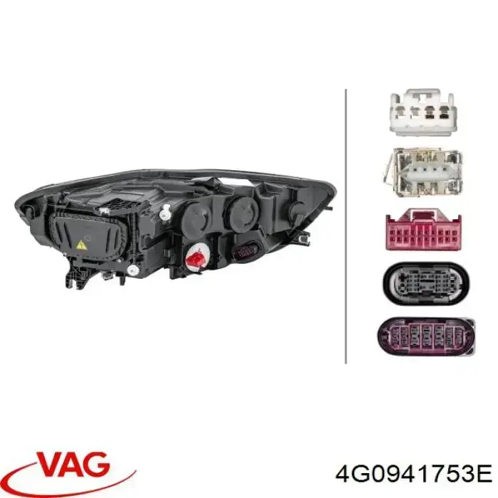 Купити 4G0941753E VAG Основна фара в зборі ліва