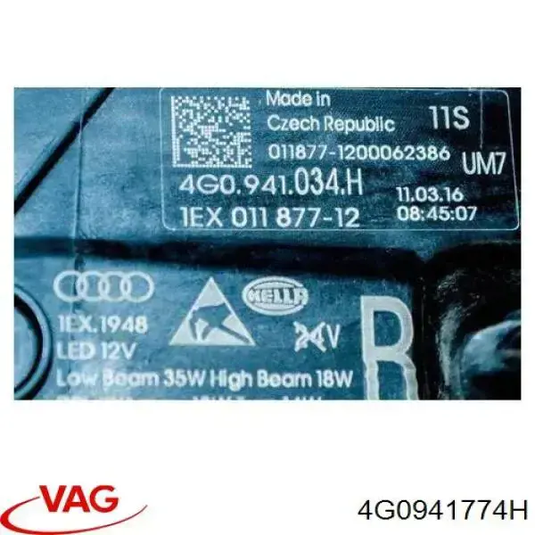 Купити 99411784202 Diamond/DPA Права блок фара