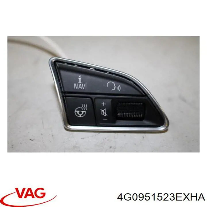 Блок кнопкових перемикачів кермового колеса VAG 4G0951523EXHA ціна, від 49.83 USD