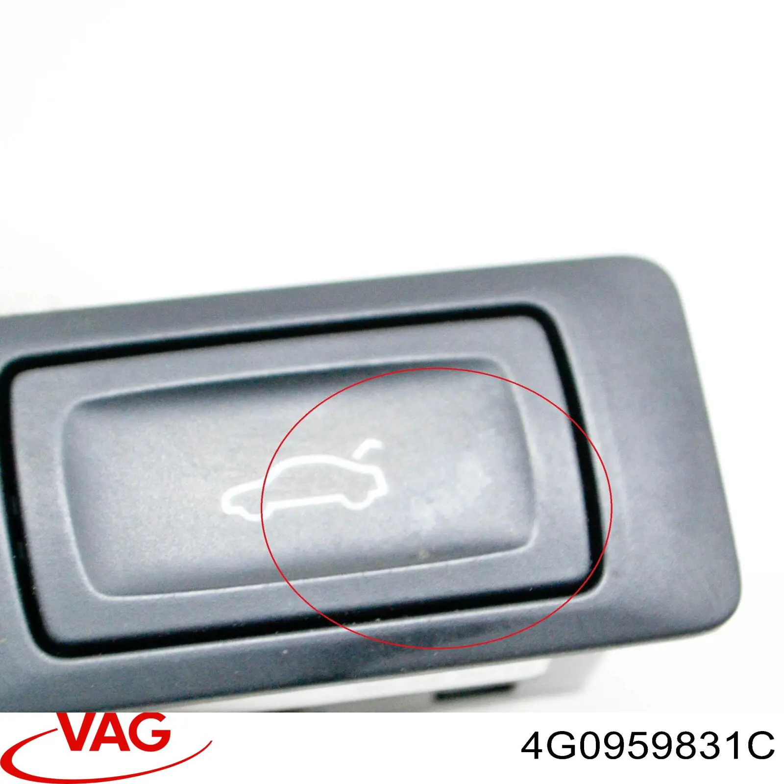 Кнопка приводу замка 3/5 дверей (ляди) / кришки багажника VAG 4G0959831C ціна, від 10.46 USD