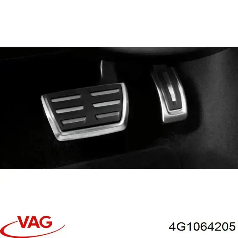 Накладка педалей, комплект VAG 4G1064205A ціна, від 19.66 USD