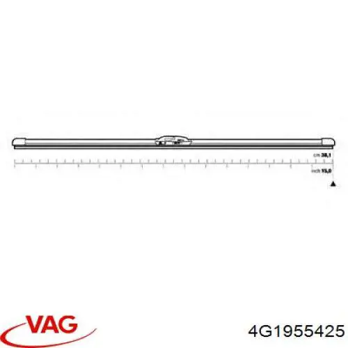 Купити 4G1955425 VAG Щітка-двірник лобового скла, водійська