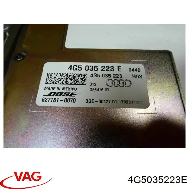 4G5035223E VAG 