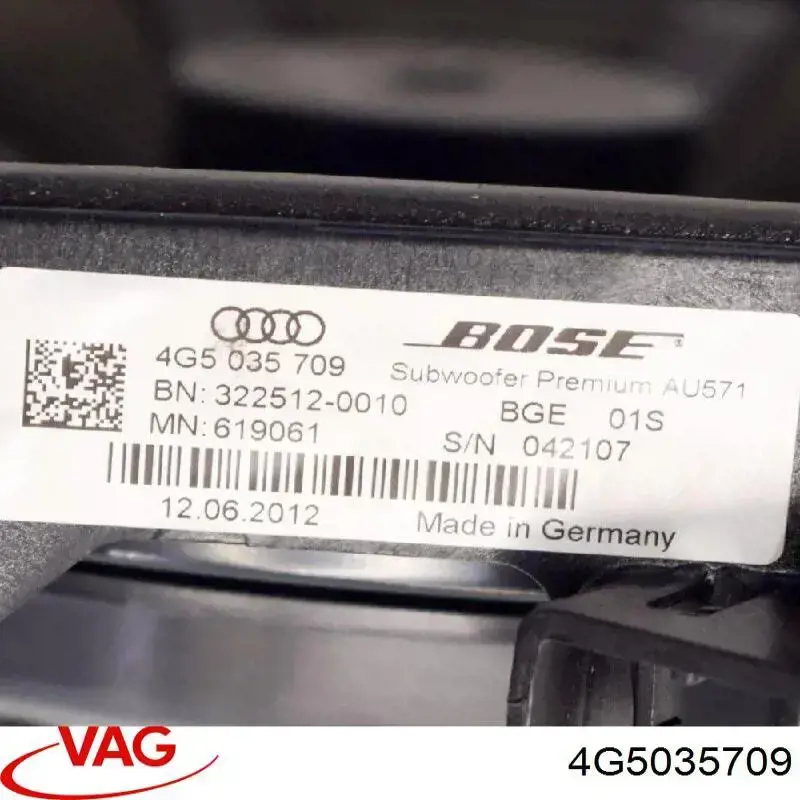  VAG 4G5035709