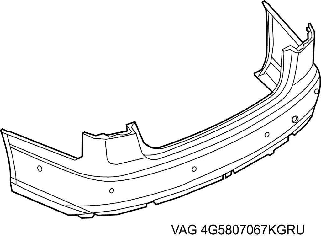 Кожух бампера заднього Diamond/DPA 88071841302 ціна, від 95.46 USD