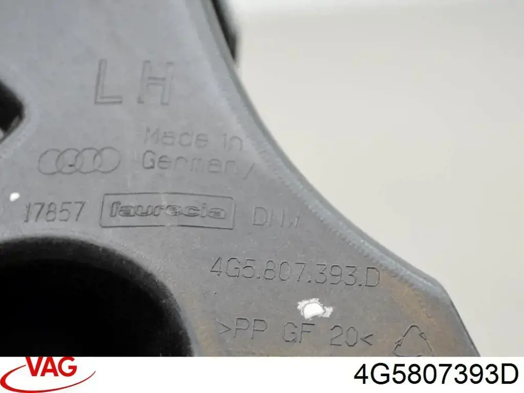 4G5807393D VAG Кронштейн бампера заднього, лівий