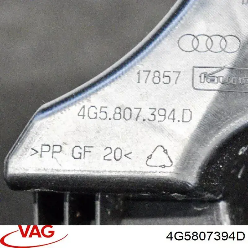 Купити 4G5807394D VAG Кронштейн бампера заднього, правий