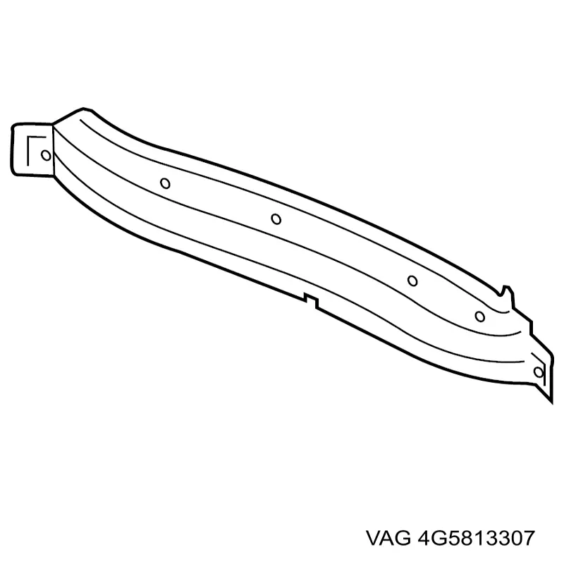 Задня панель багажника VAG 4G5813307