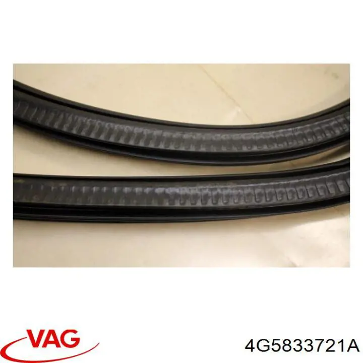 4G5833721A VAG Ущільнювач дверей задніх, (на кузові)