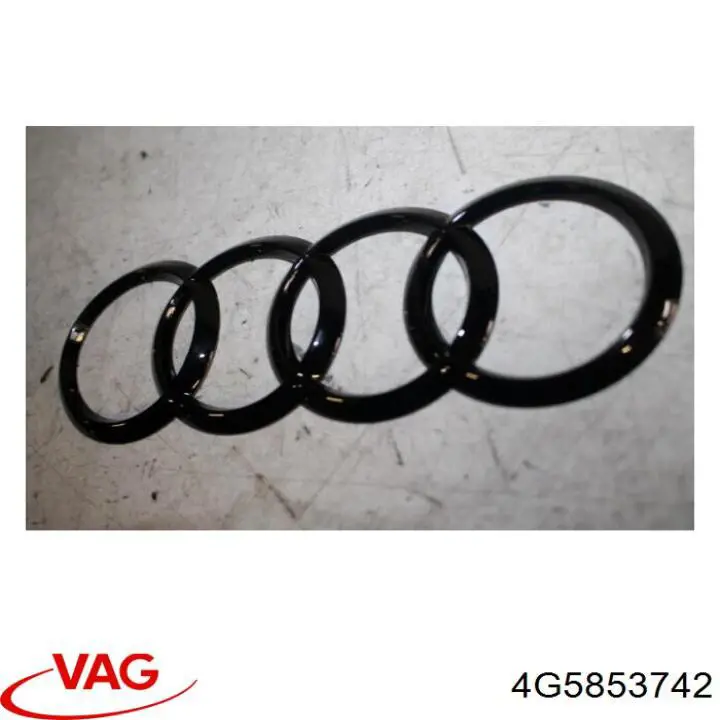 4G5853742 VAG Емблема кришки багажника, фірмовий значок