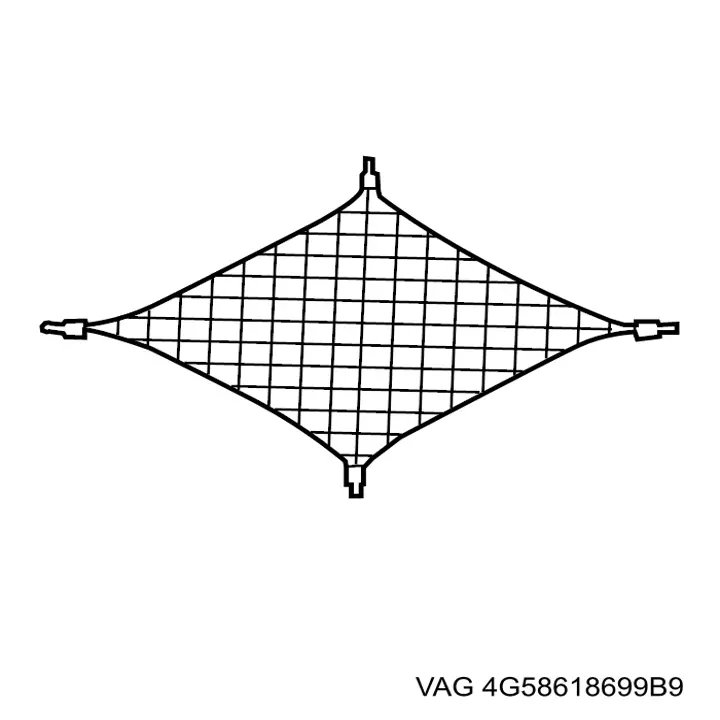 Сітка багажника VAG 4G58618699B9 ціна, від 60.88 USD