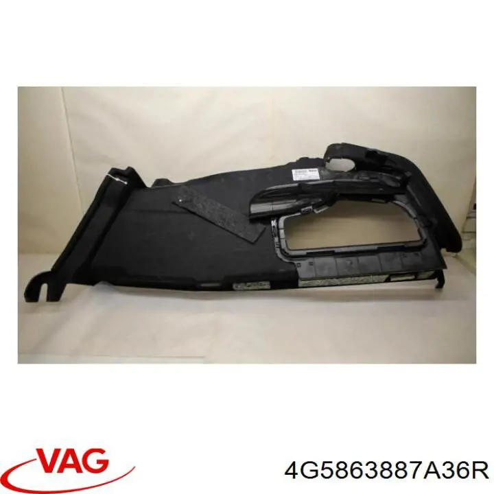 Купити 4G5863887D36R VAG Облицювання багажного відсіку, ліве