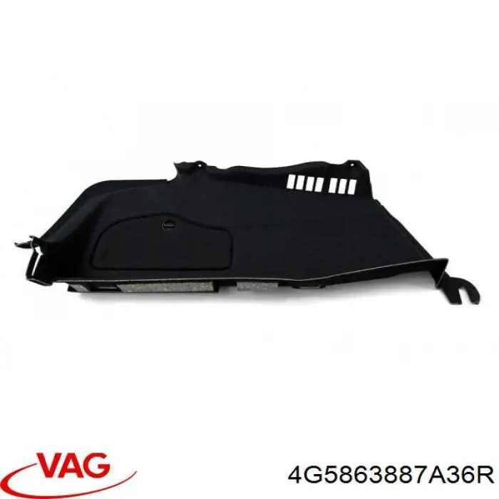 4G5863887D36R VAG Облицювання багажного відсіку, ліва