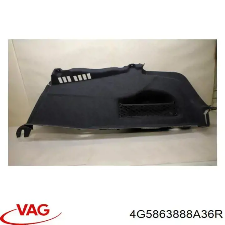 4G5863888A36R VAG Облицювання багажного відсіку, праве