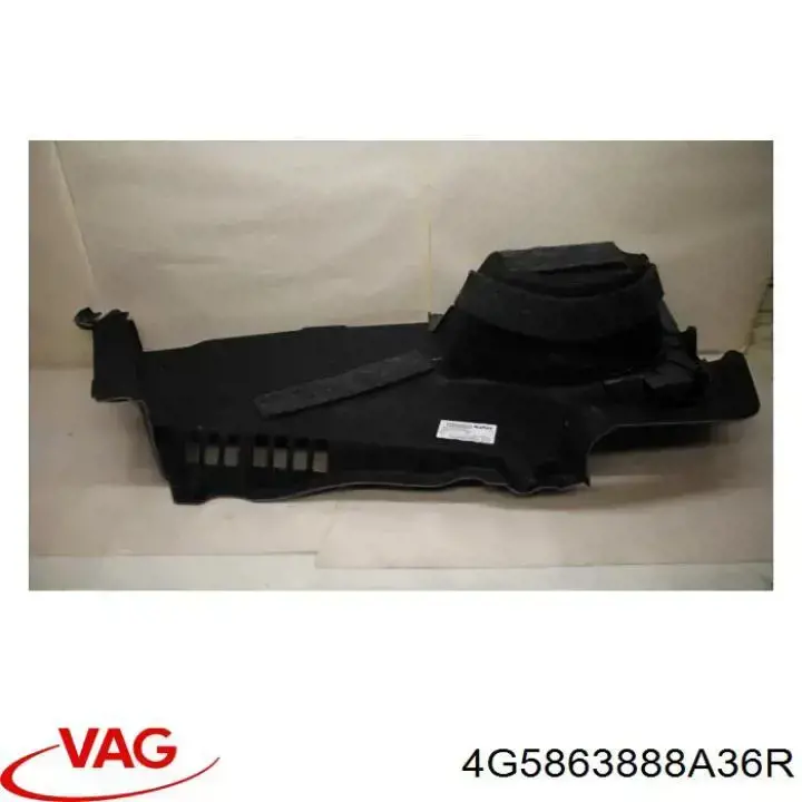 Купити 4G5863888A36R VAG Облицювання багажного відсіку, праве