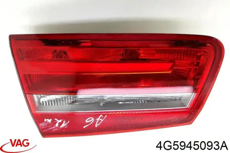 Ліхтар задній лівий, внутрішній Audi A6 (4G2) (Ауді A6)