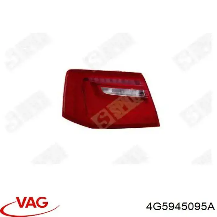 Задня ліва зовнішня фара VAG 4G5945095A ціна, від 159.73 USD