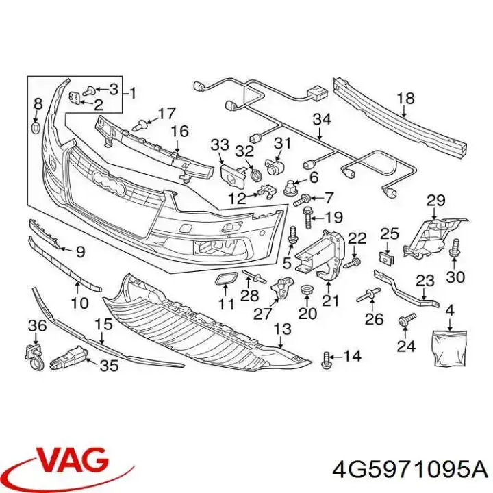  4G5971095A VAG