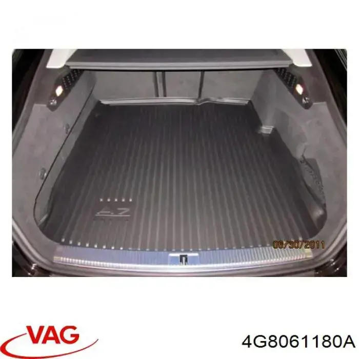 4G8061180A VAG Задній килимок в багажник