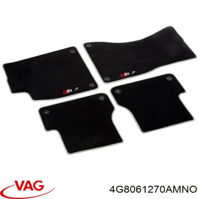 Комплект килимків VAG 4G8061270AMNO ціна, від 185.97 USD