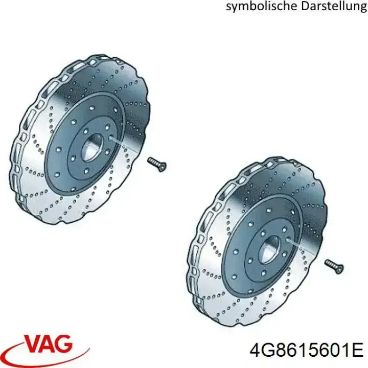 4G8615601E VAG Дискові гальма