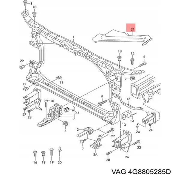  VAG 4G8805285D ціна, від 18.31 USD