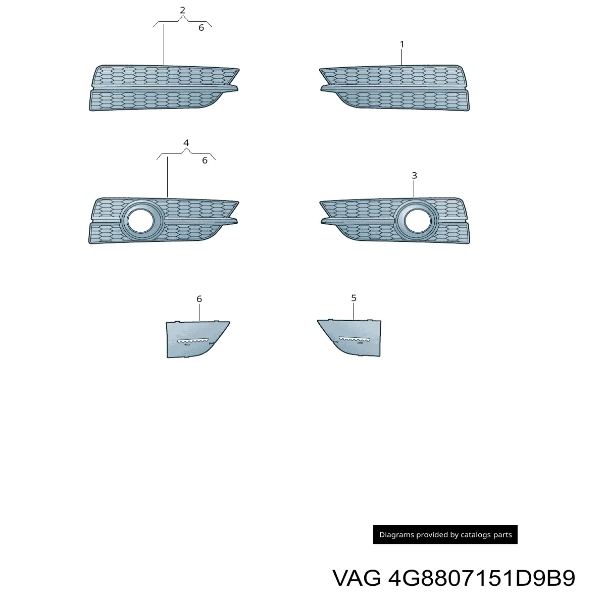 4G8807151D9B9 VAG 
