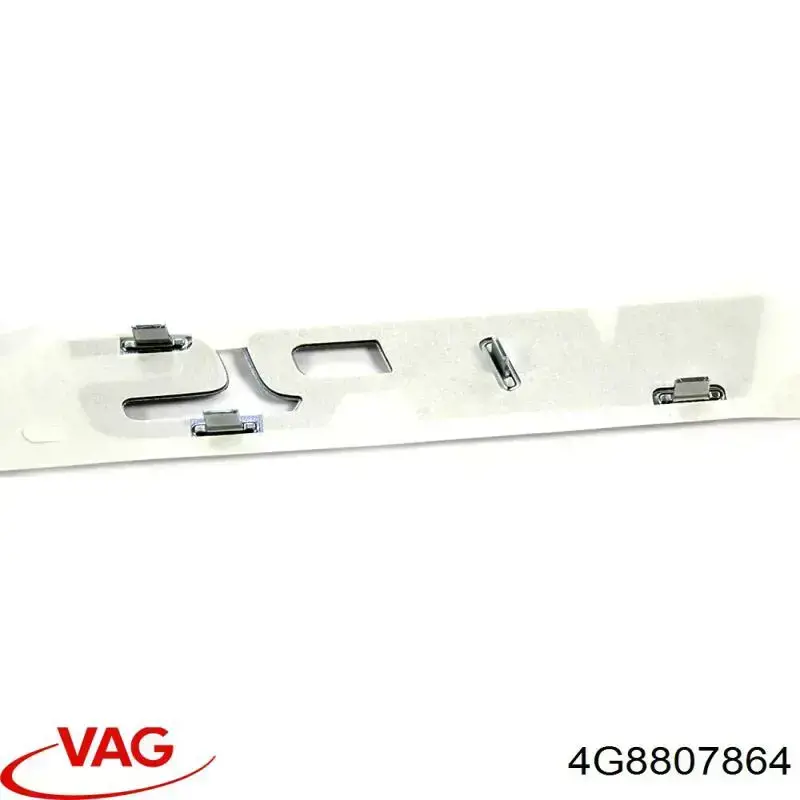4G8807864 VAG Кронштейн бампера заднього, правий