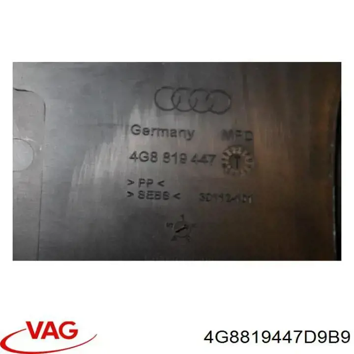 Водостік лобового скла, жабо VAG 4G8819447D9B9 ціна, від 32.53 USD