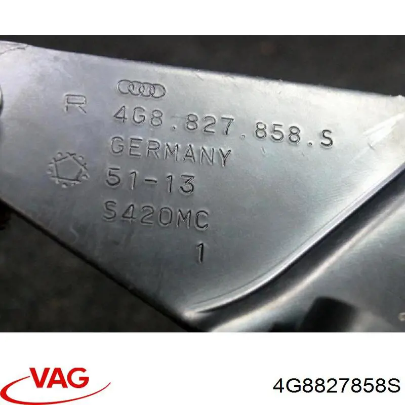 4G8827858S VAG Кріплення кришки багажника