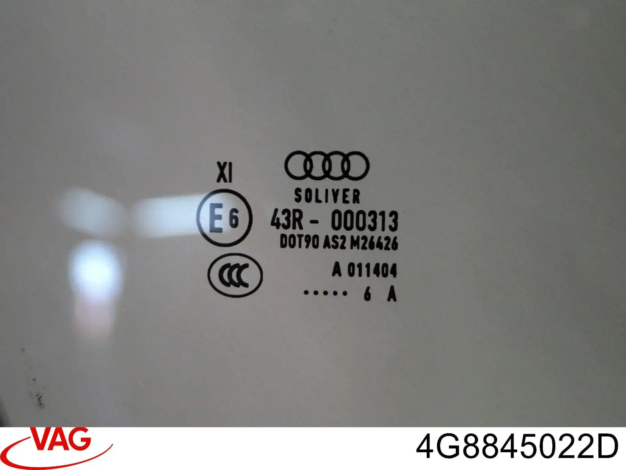 Купити 4G8845022D VAG Скло передніх дверей, правою
