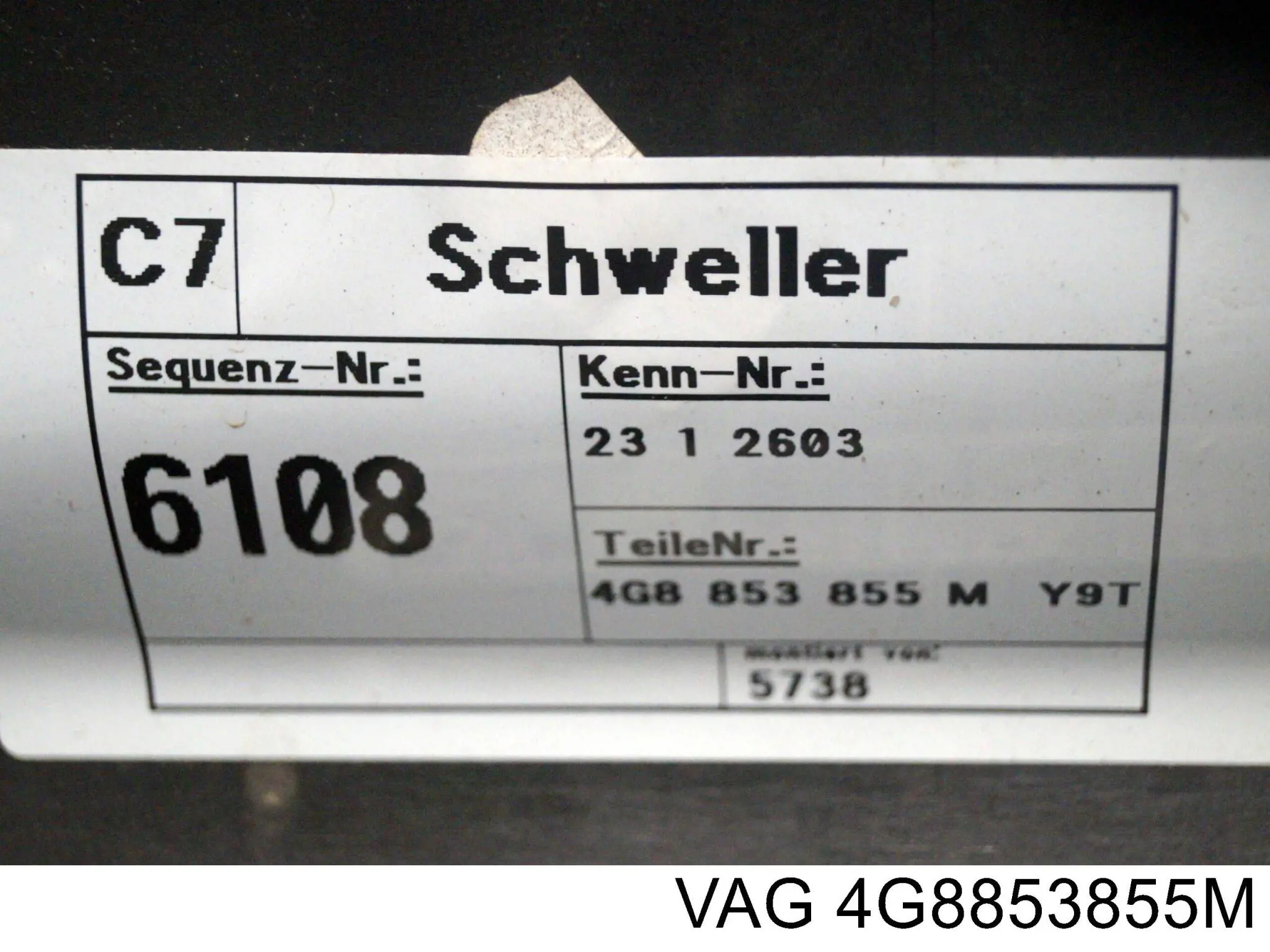  VAG 4G8853855M ціна, від 129.63 USD