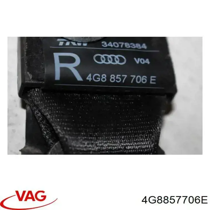 Купити 4G8857706E VAG Пасок безпеки передній правий