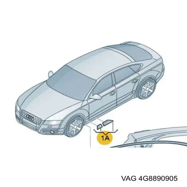  VAG 4G8890905 ціна, від 61.68 USD