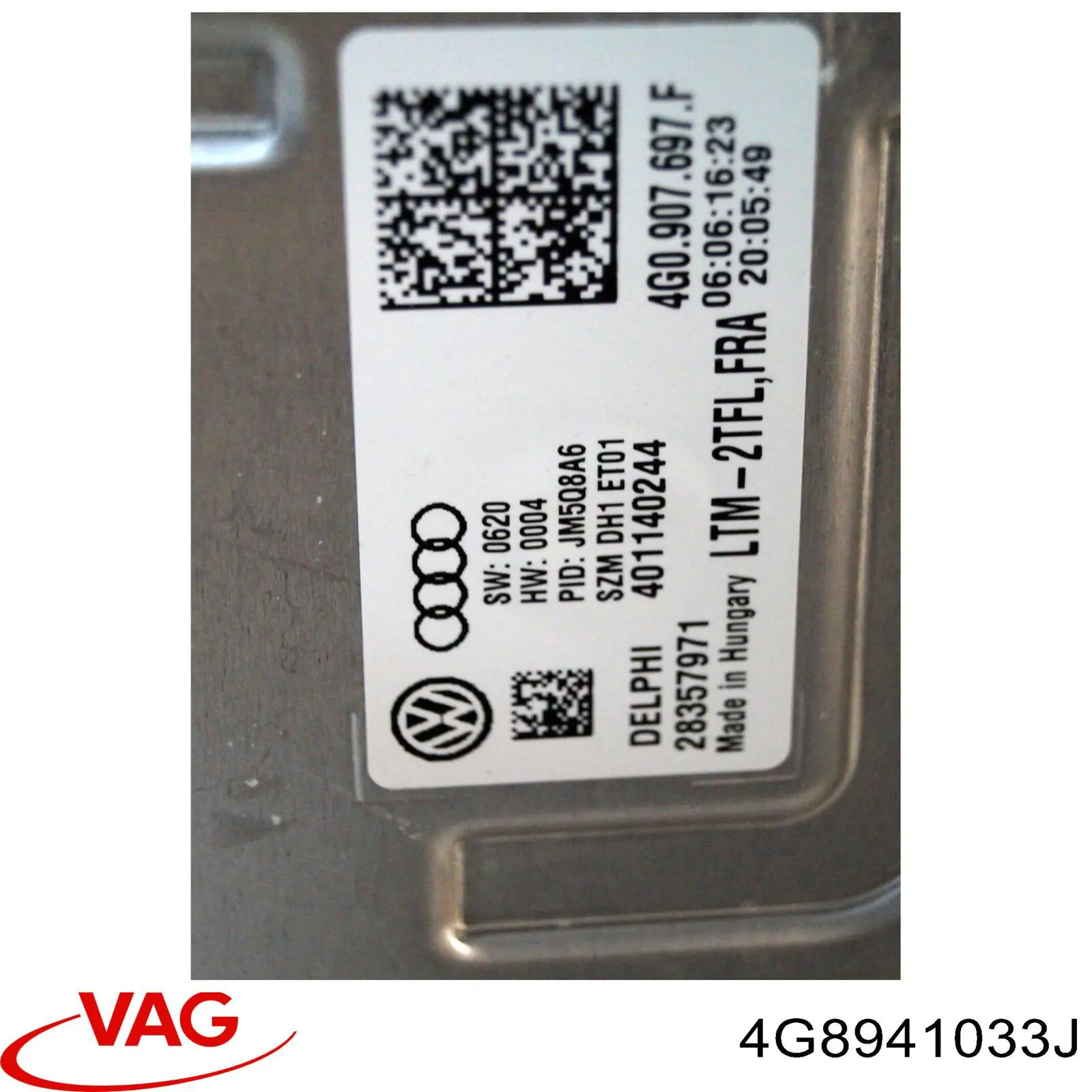 4G8941033J VAG Фара дальнього світла в зборі