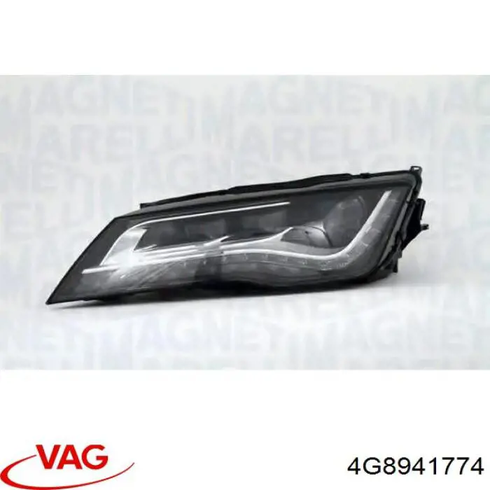 Купити 4G8941774 VAG Права блок фара